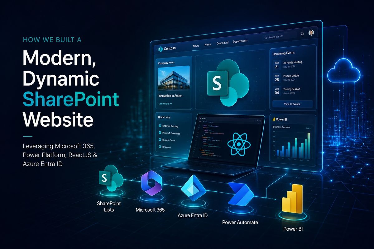 How We Built a Modern, Dynamic SharePoint Website