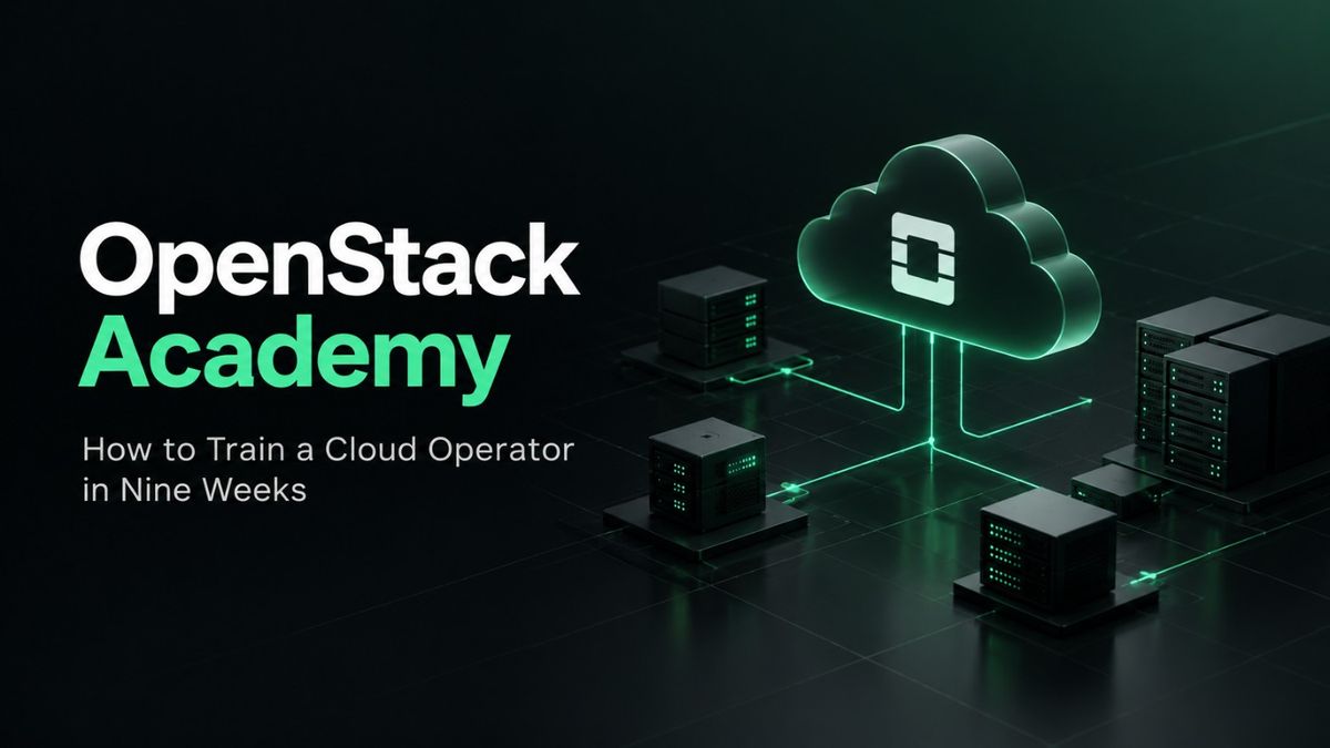 OpenStack Academy: How to Train a Cloud Operator in Nine Weeks