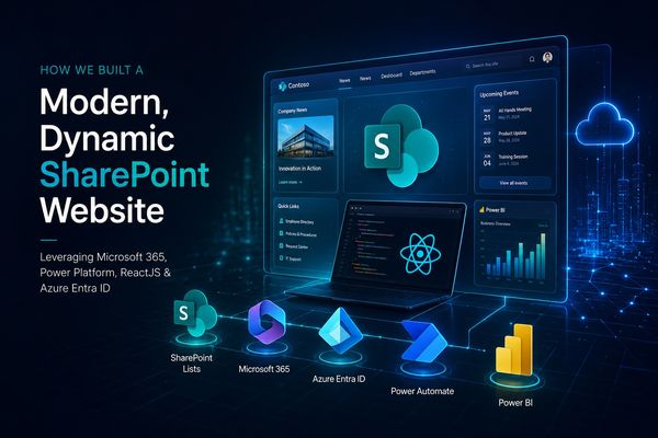 How We Built a Modern, Dynamic SharePoint Website